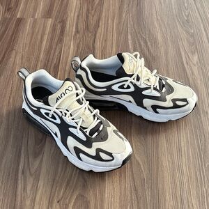 Nike Cream and Black Athletic Shoes